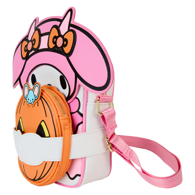 Sanrio My Melody Pumpkin Crossbody Bag with Coin Pouch by Loungefly