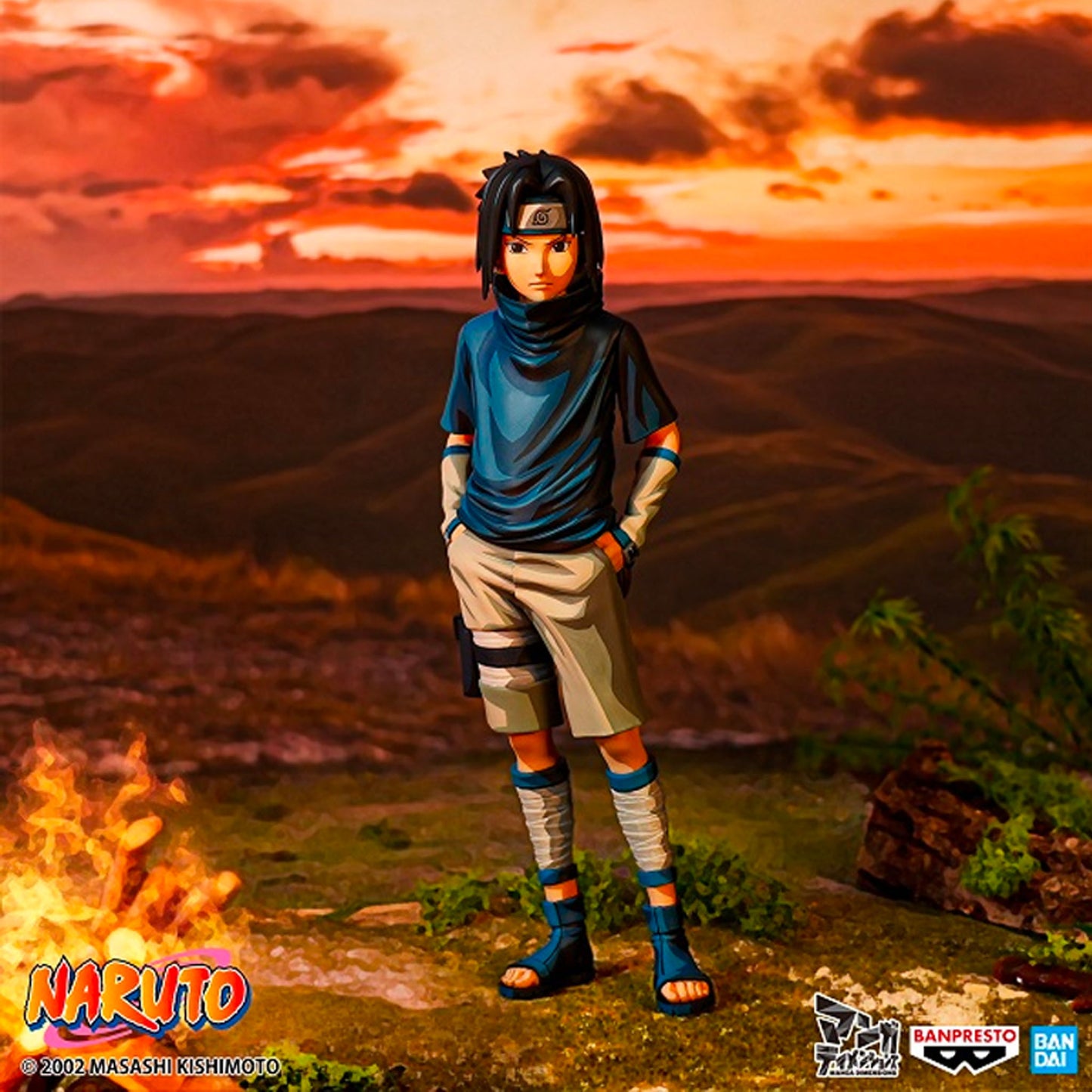 Naruto: Shippuden Uchiha Sasuke #2 Manga Dimensions Version Grandista Statue