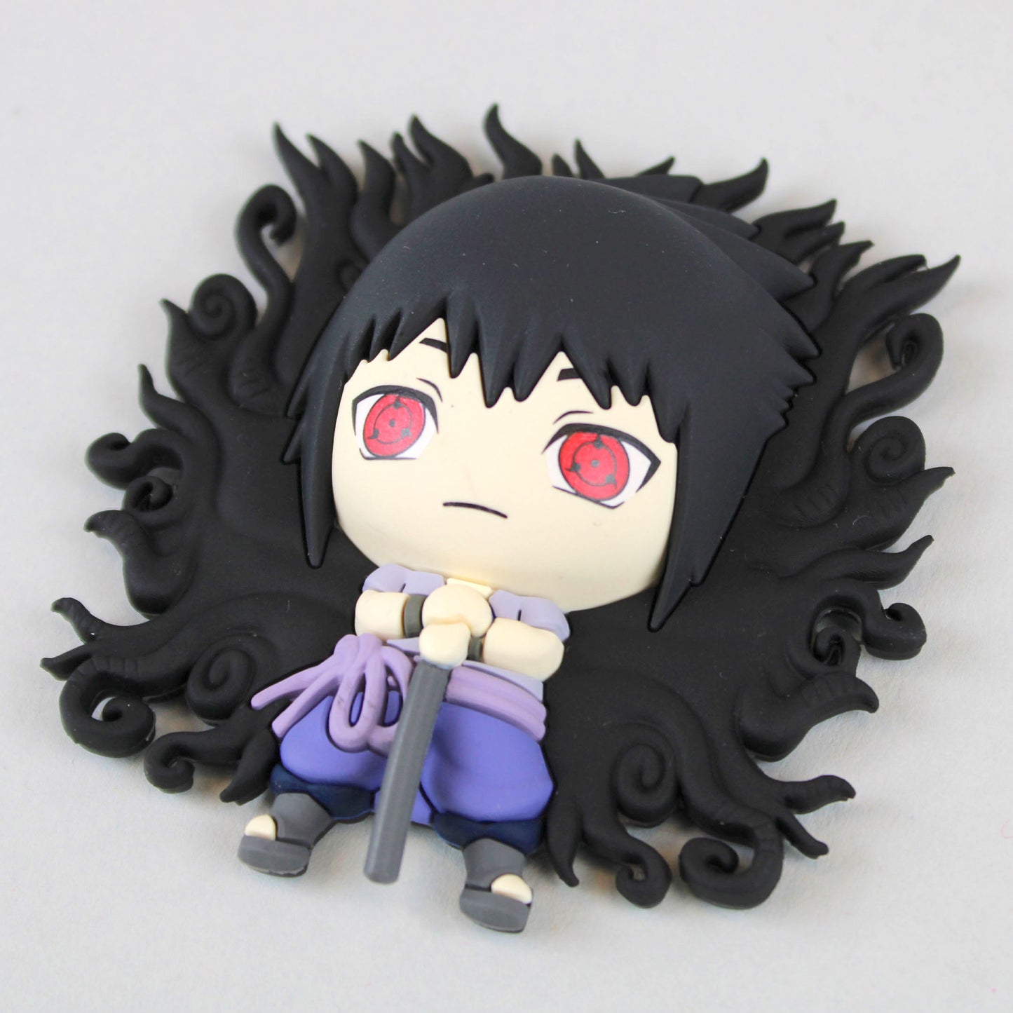 Sasuke with Amaterasu (Naruto Shippuden) 3D Foam Magnet