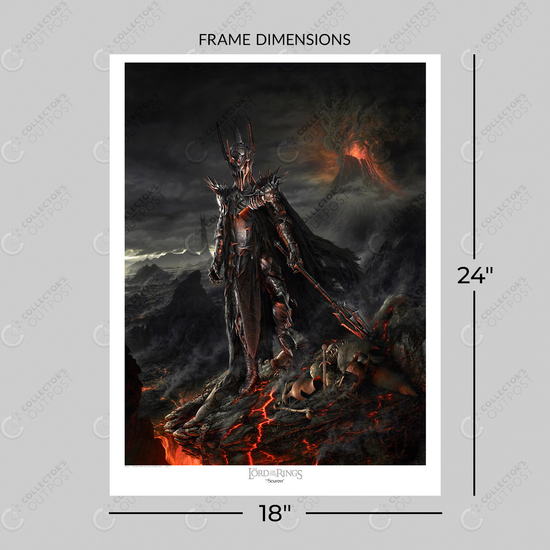 Sauron Lord of the Rings Premium Art Print