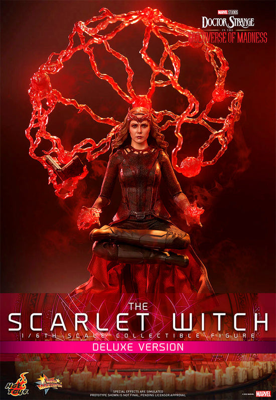Load image into Gallery viewer, *Pre-Order* Scarlet Witch (Deluxe Edition) Multiverse of Madness Marvel 1:6 Figure by Hot Toys
