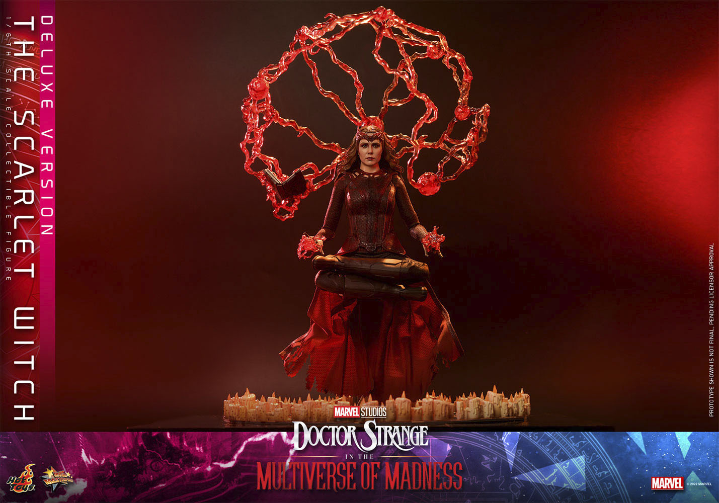 Load image into Gallery viewer, *Pre-Order* Scarlet Witch (Deluxe Edition) Multiverse of Madness Marvel 1:6 Figure by Hot Toys
