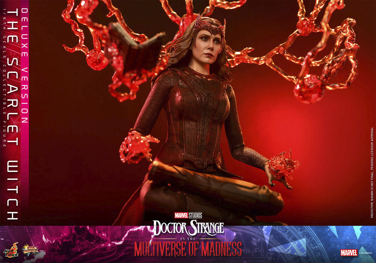 *Pre-Order* Scarlet Witch (Deluxe Edition) Multiverse of Madness Marvel 1:6 Figure by Hot Toys