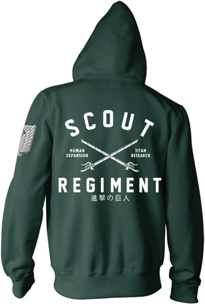 Scout Regiment Crossed Blades Attack on Titan Premium Hoodie