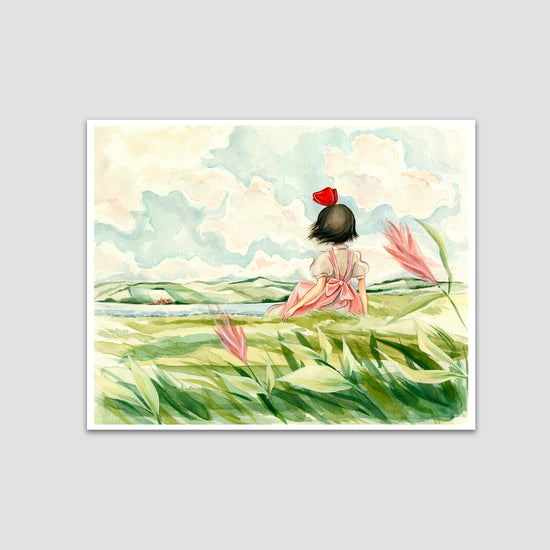 Kiki's Delivery Service (Studio Ghibli) Watercolor Art Print
