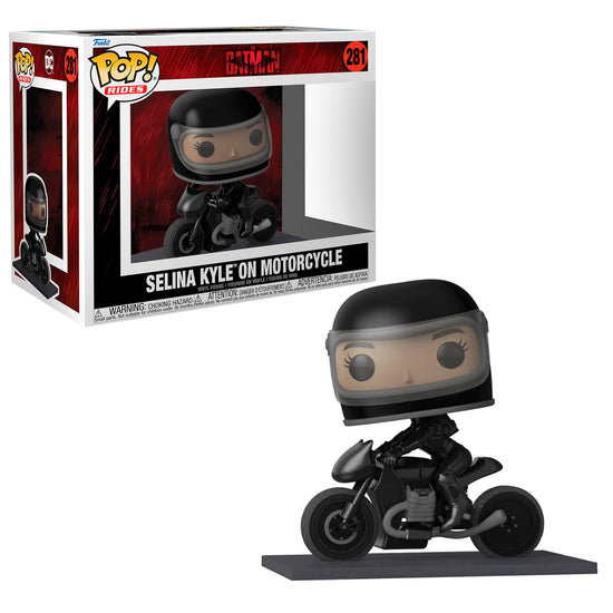 Selina Kyle on Motorcycle (The Batman 2022) DC Comics  Funko Pop! Rides