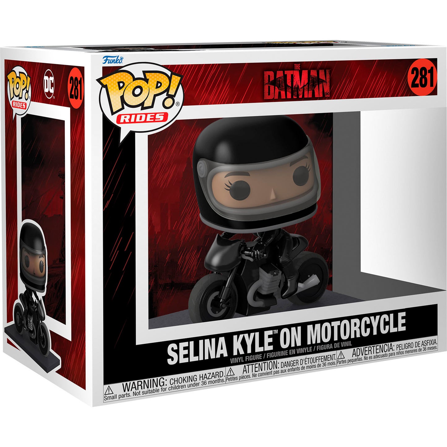 Selina Kyle on Motorcycle (The Batman 2022) DC Comics  Funko Pop! Rides