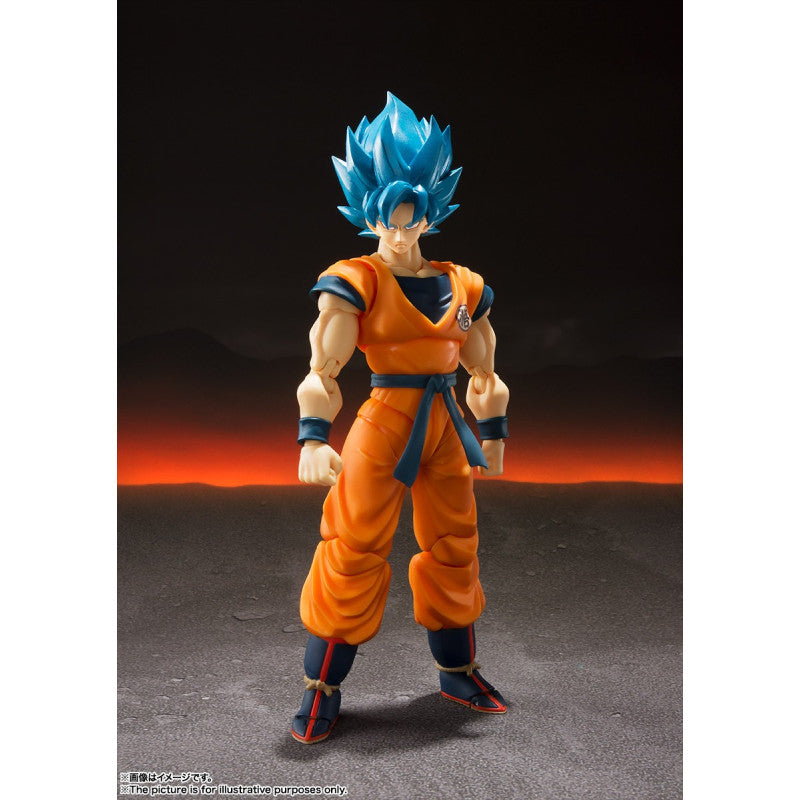 Bandai S.H. Figuarts Super Saiyan Blue Son Goku Figure (Dragon Ball Super: Broly)