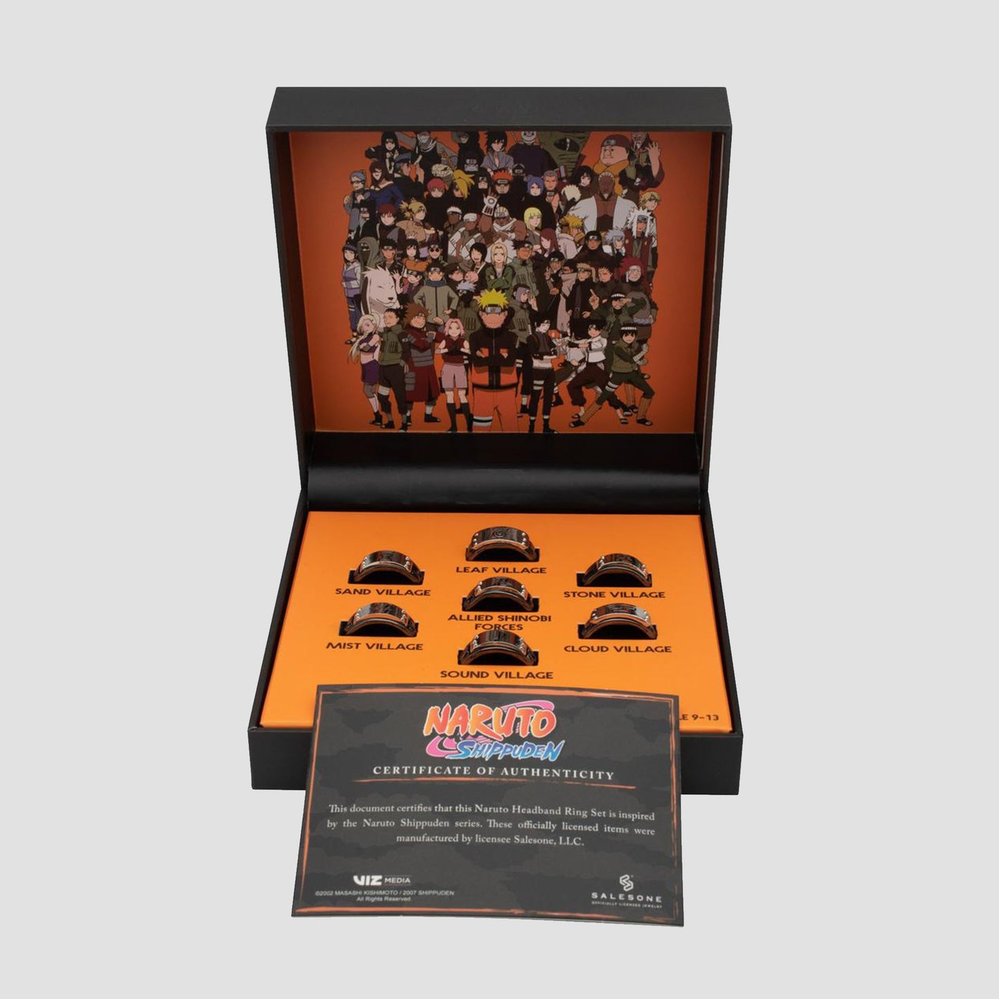 Shinobi Village Headbands (Naruto Shippuden) Ring Boxed Set