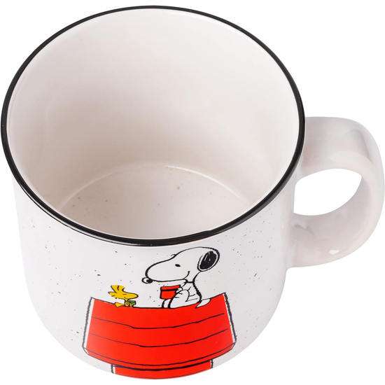 Snoopy and Woodstock Peanuts 20oz Camper Ceramic Mug