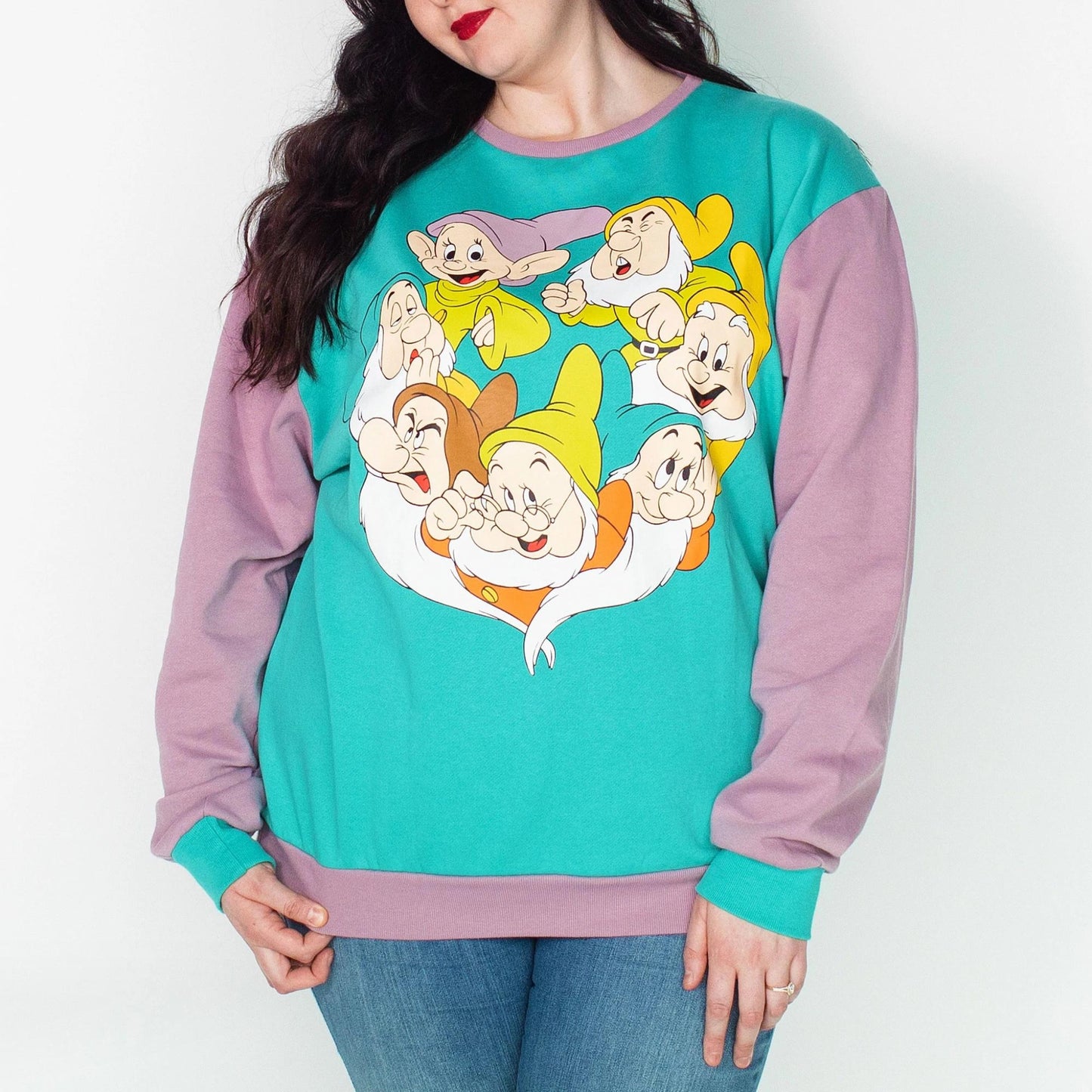 Snow White and the Seven Dwarfs (Disney) Crew Neck Sweater by Cakeworthy