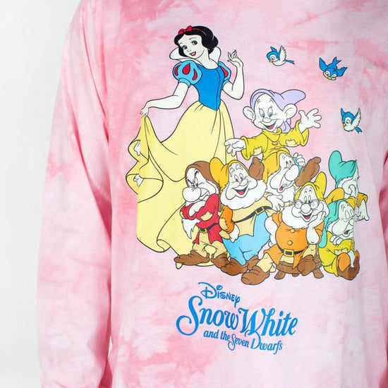 Load image into Gallery viewer, Snow White Tie-Dye Long Sleeve T-Shirt by Cakeworthy
