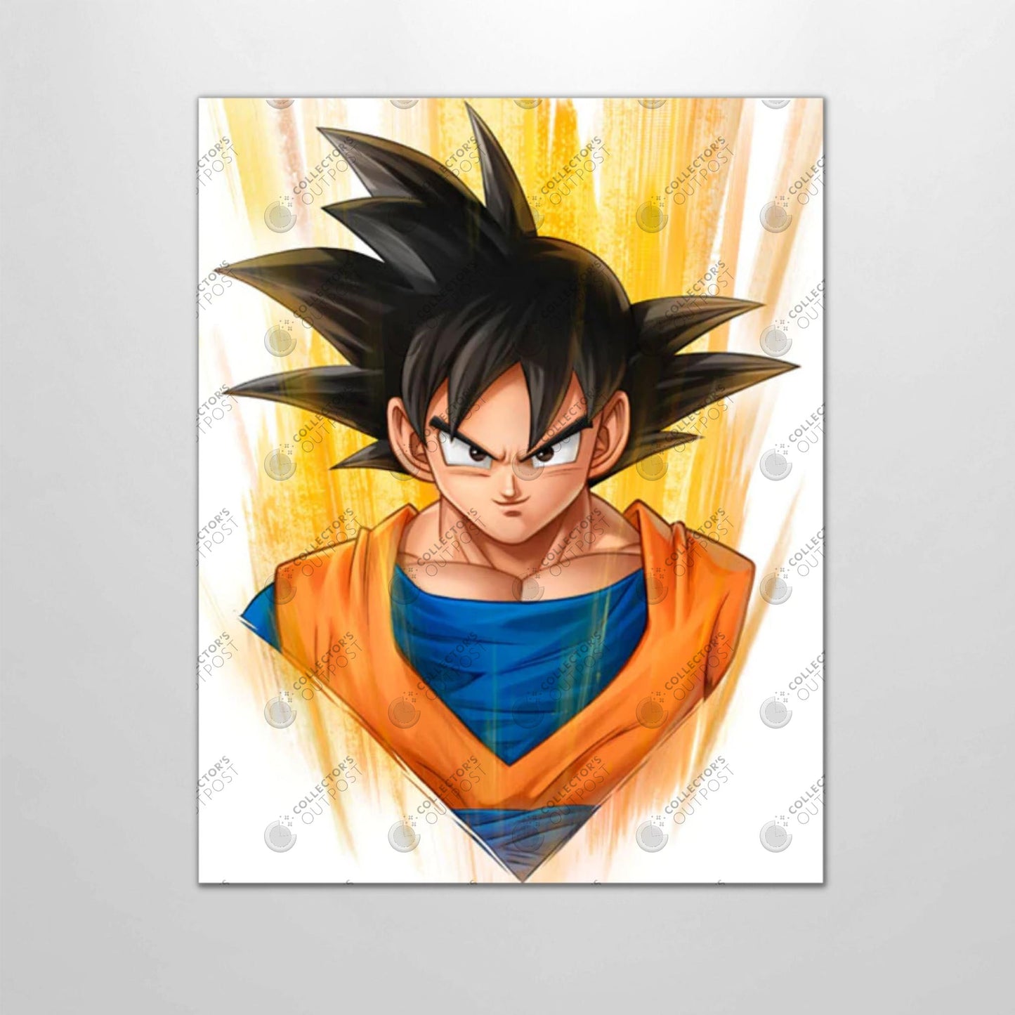 Super Goku for Wall decoration Paper Print - Animation & Cartoons