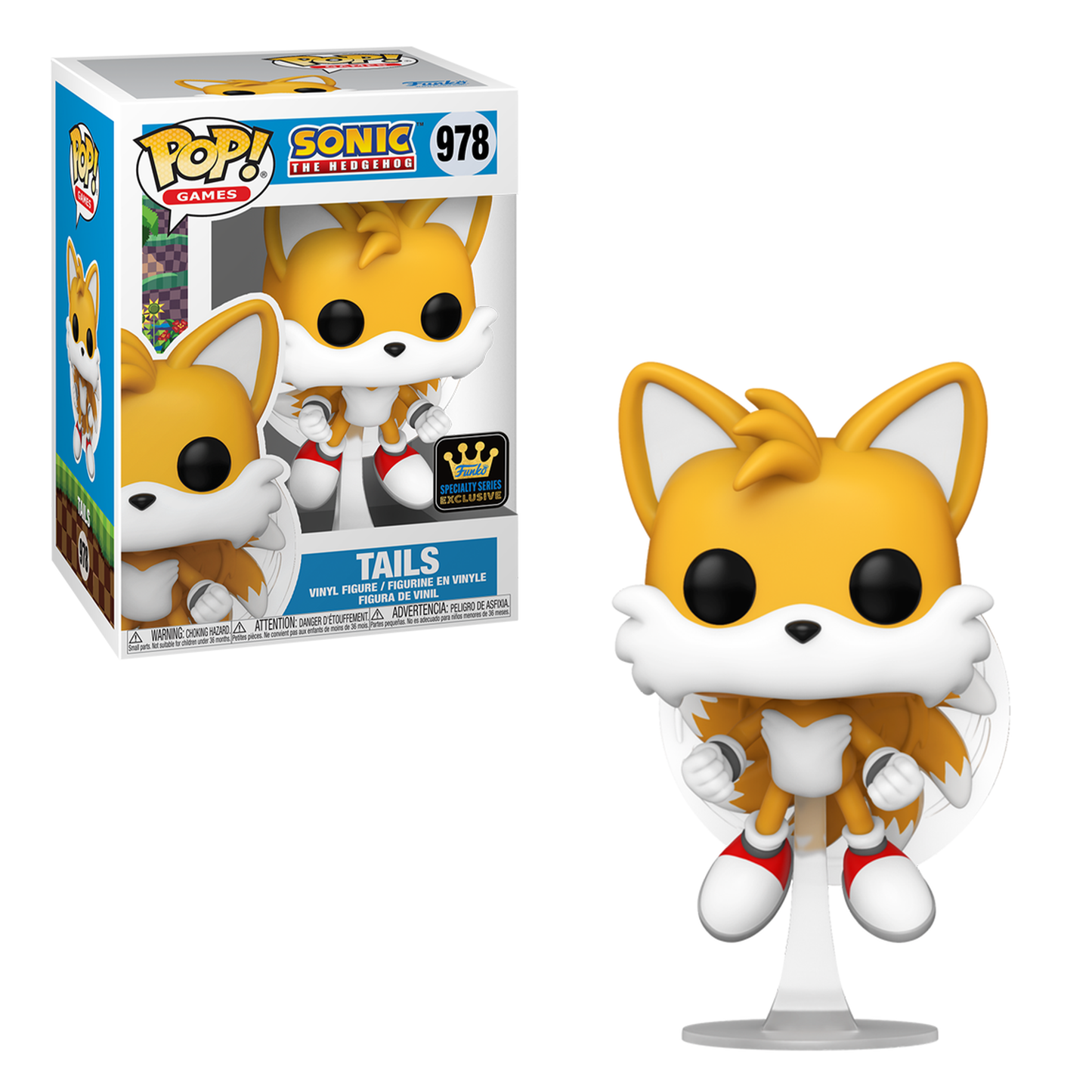 Sonic the Hedgehog Funko Pop! Tails (Flying) Specialty Series Exclusive