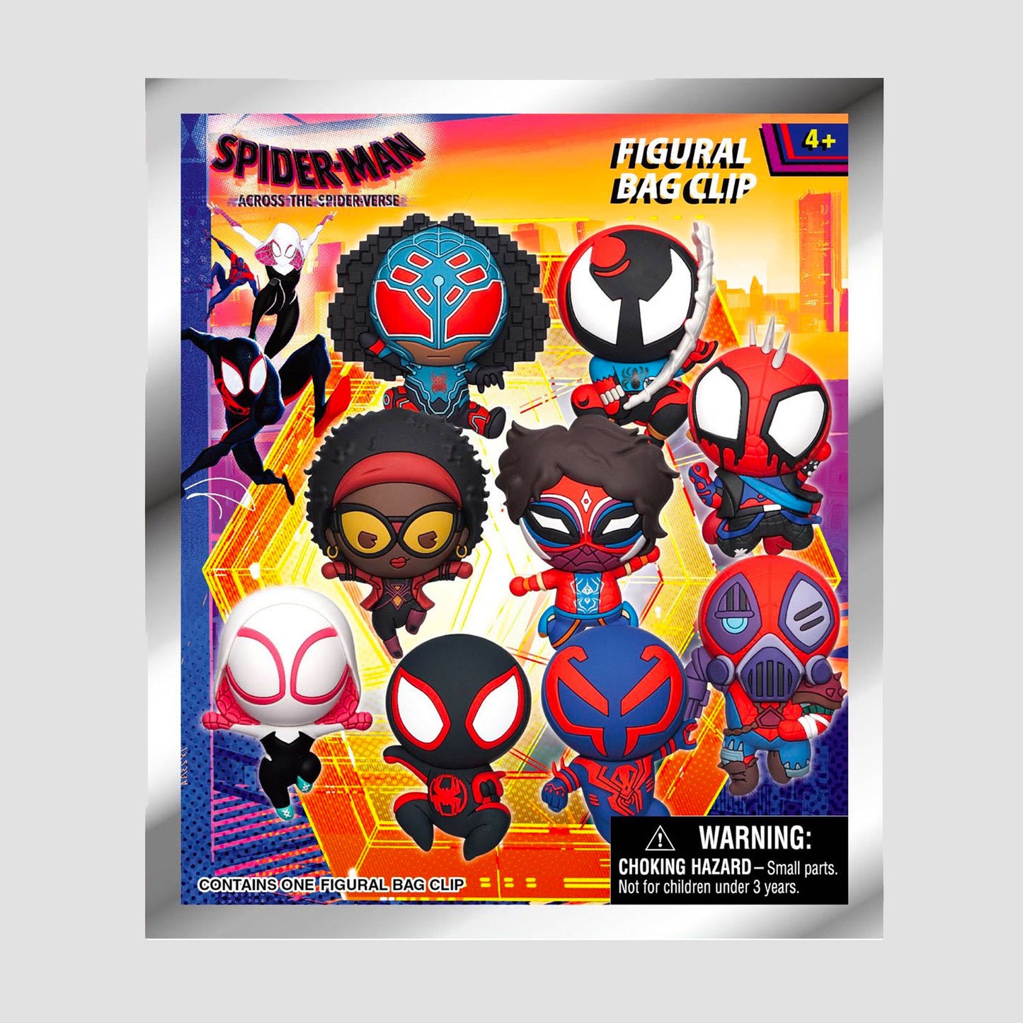 Load image into Gallery viewer, Spider-Man: Across the Spider-verse (Marvel) 3D Sculpted Surprise Character Keychain Clip
