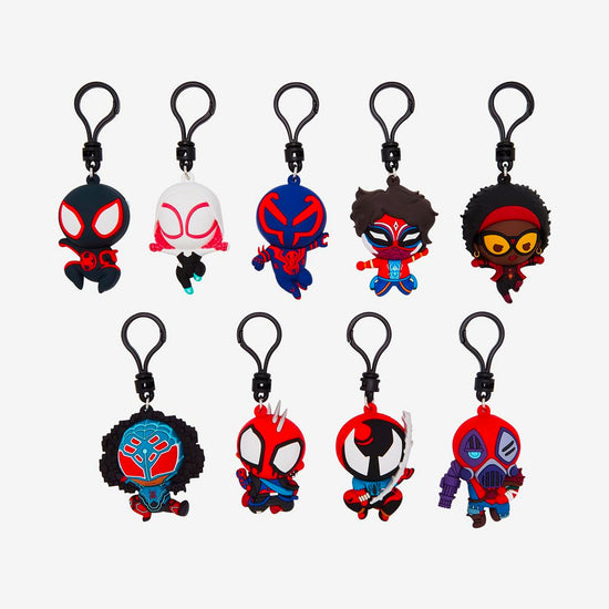 Load image into Gallery viewer, Spider-Man: Across the Spider-verse (Marvel) 3D Sculpted Surprise Character Keychain Clip

