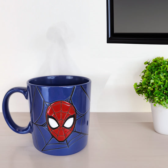 Spider-Man Embossed Icon 20oz Ceramic Mug