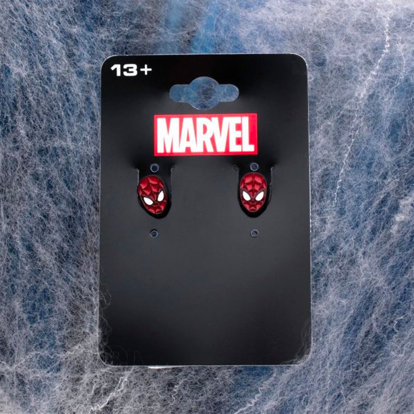 Load image into Gallery viewer, Spider-Man (Marvel) Enamel Stud Earrings
