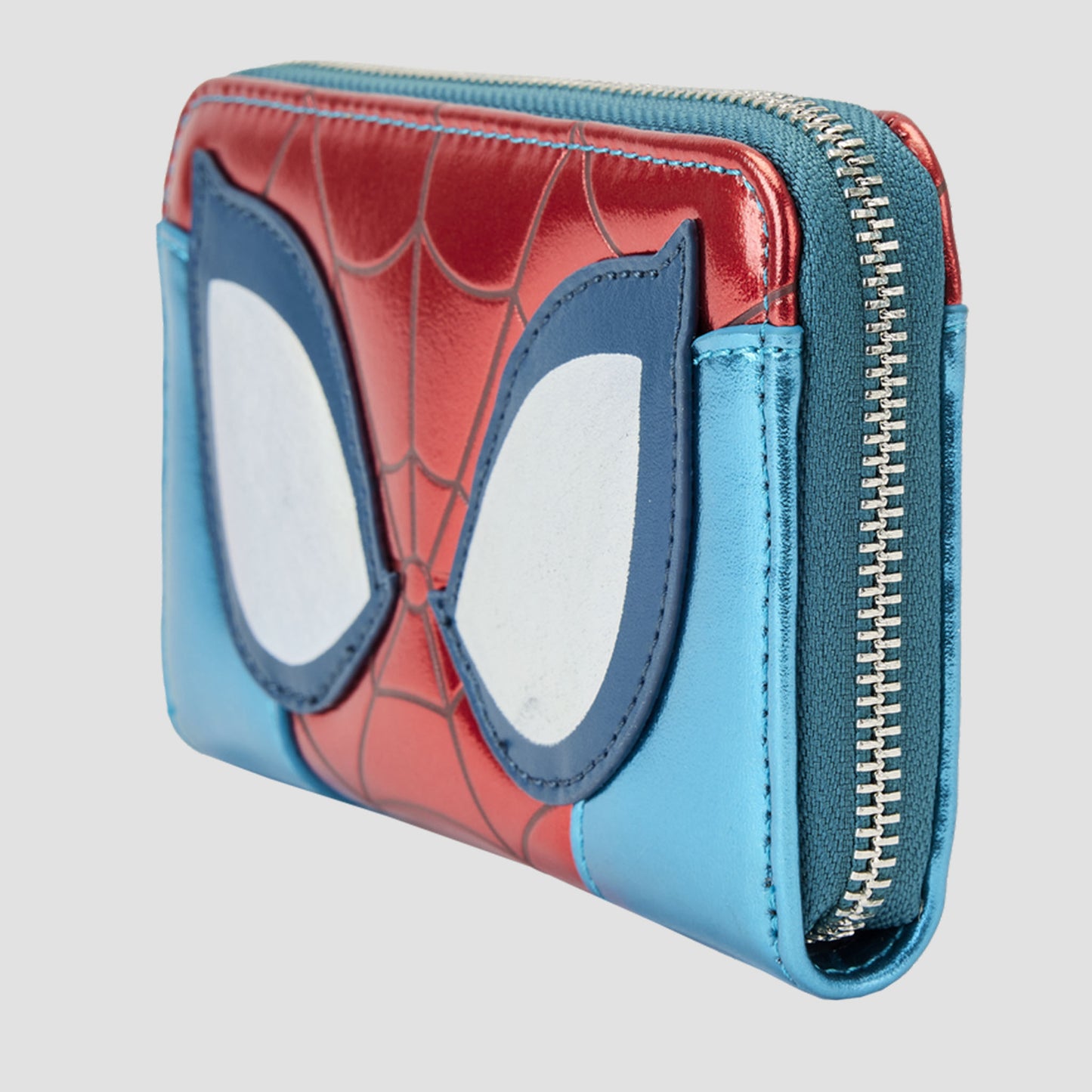 Spider-Man (Marvel) Metallic Cosplay Zip-Around Wallet by Loungefly