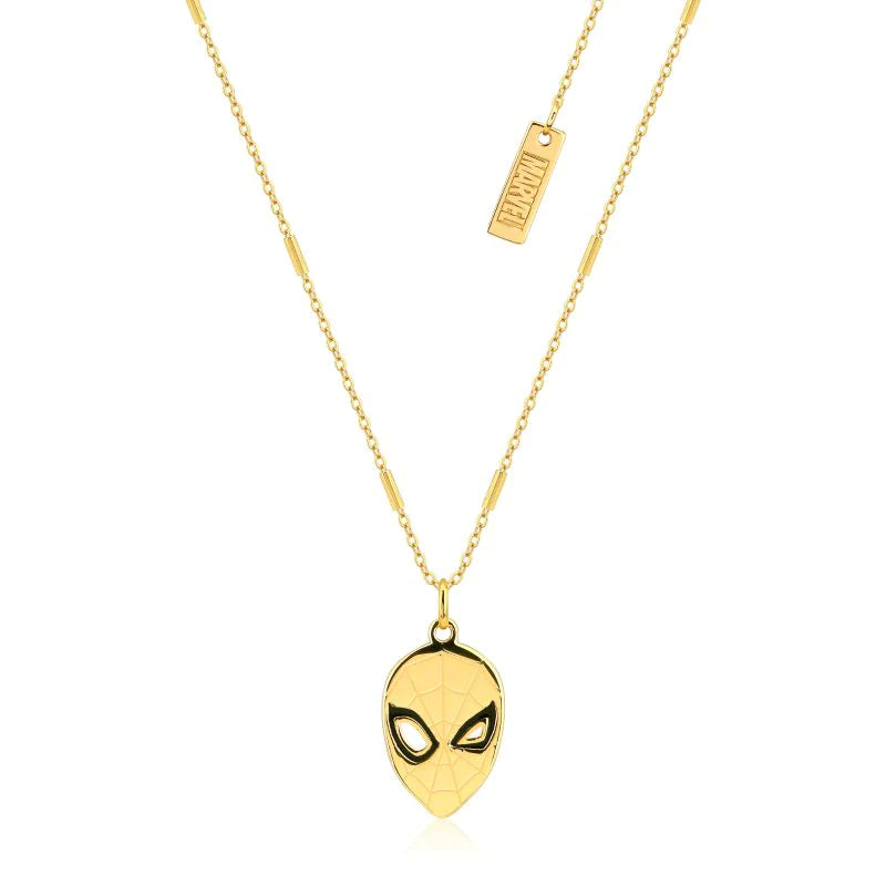 Spider-Man Mask (Marvel) Precious Metal Necklace