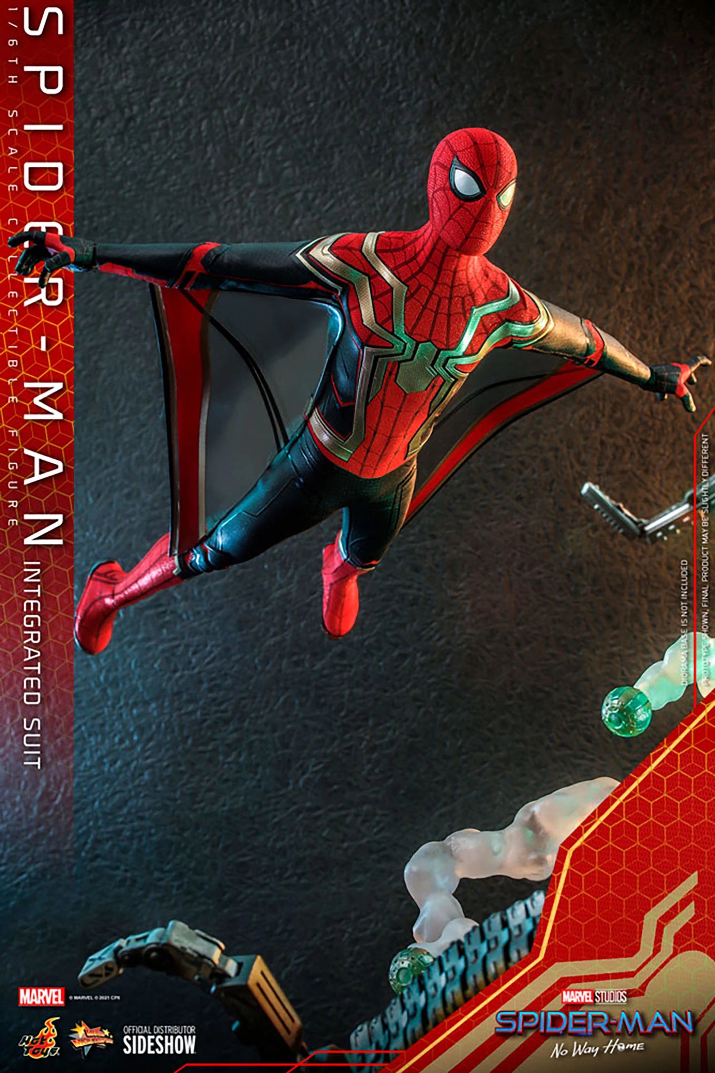 Spider-Man No Way Home Integrated Suit 1:6 Scale Marvel Figure by Hot Toys