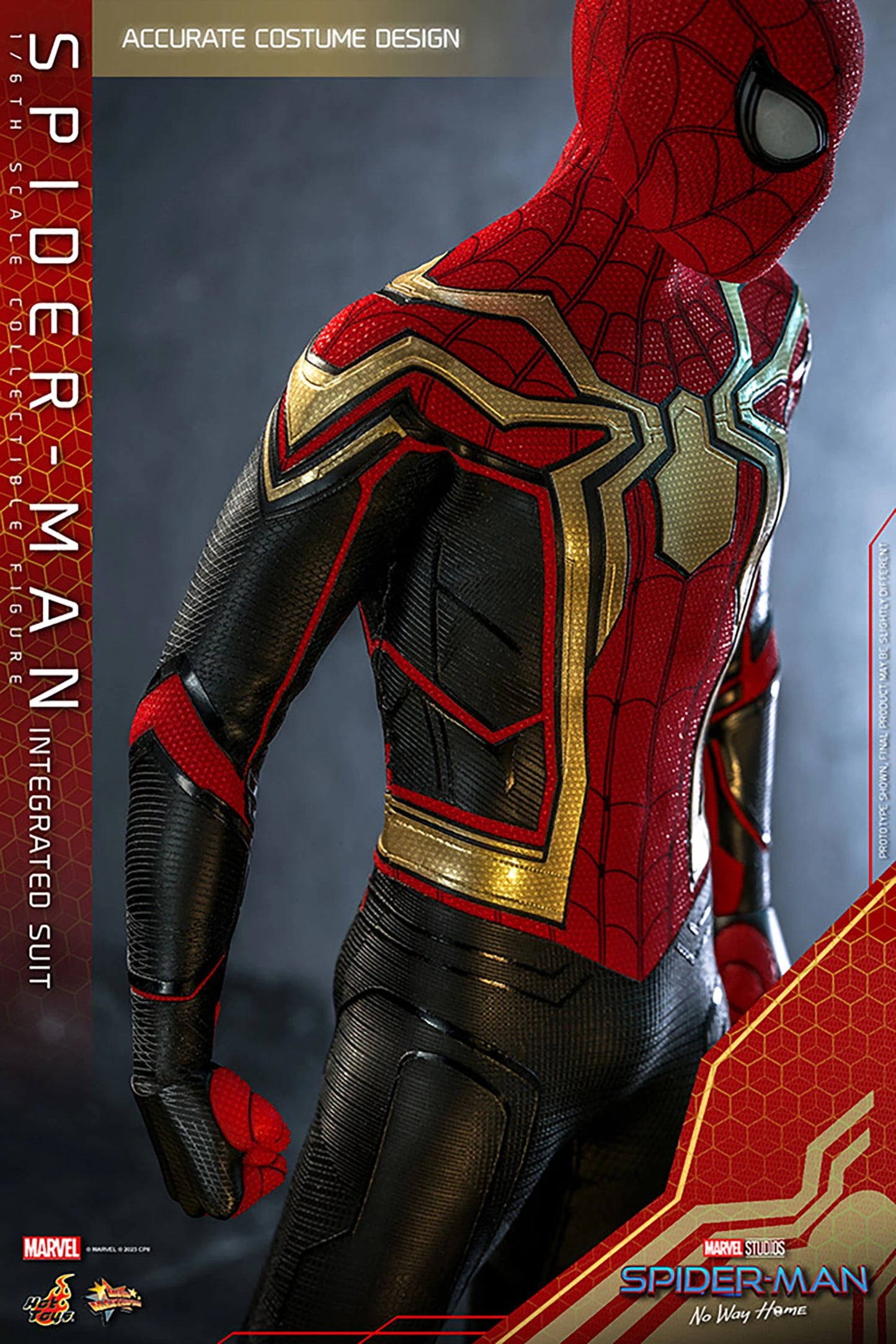 Spider-Man No Way Home Integrated Suit 1:6 Scale Marvel Figure by Hot Toys