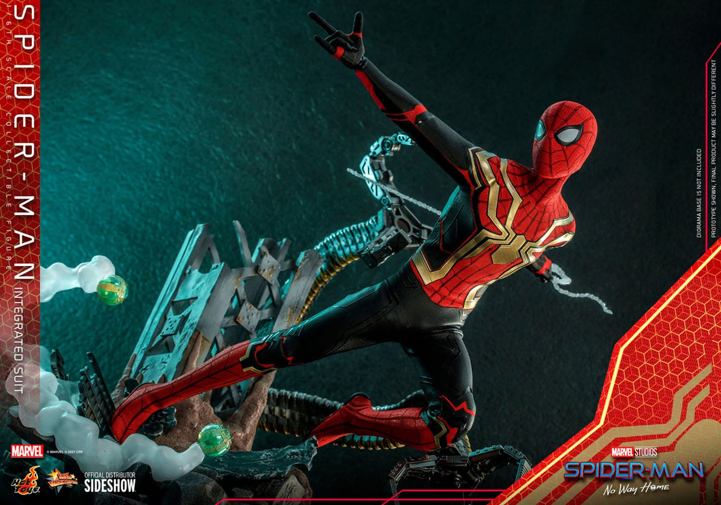 Spider-Man No Way Home Integrated Suit 1:6 Scale Marvel Figure by Hot Toys