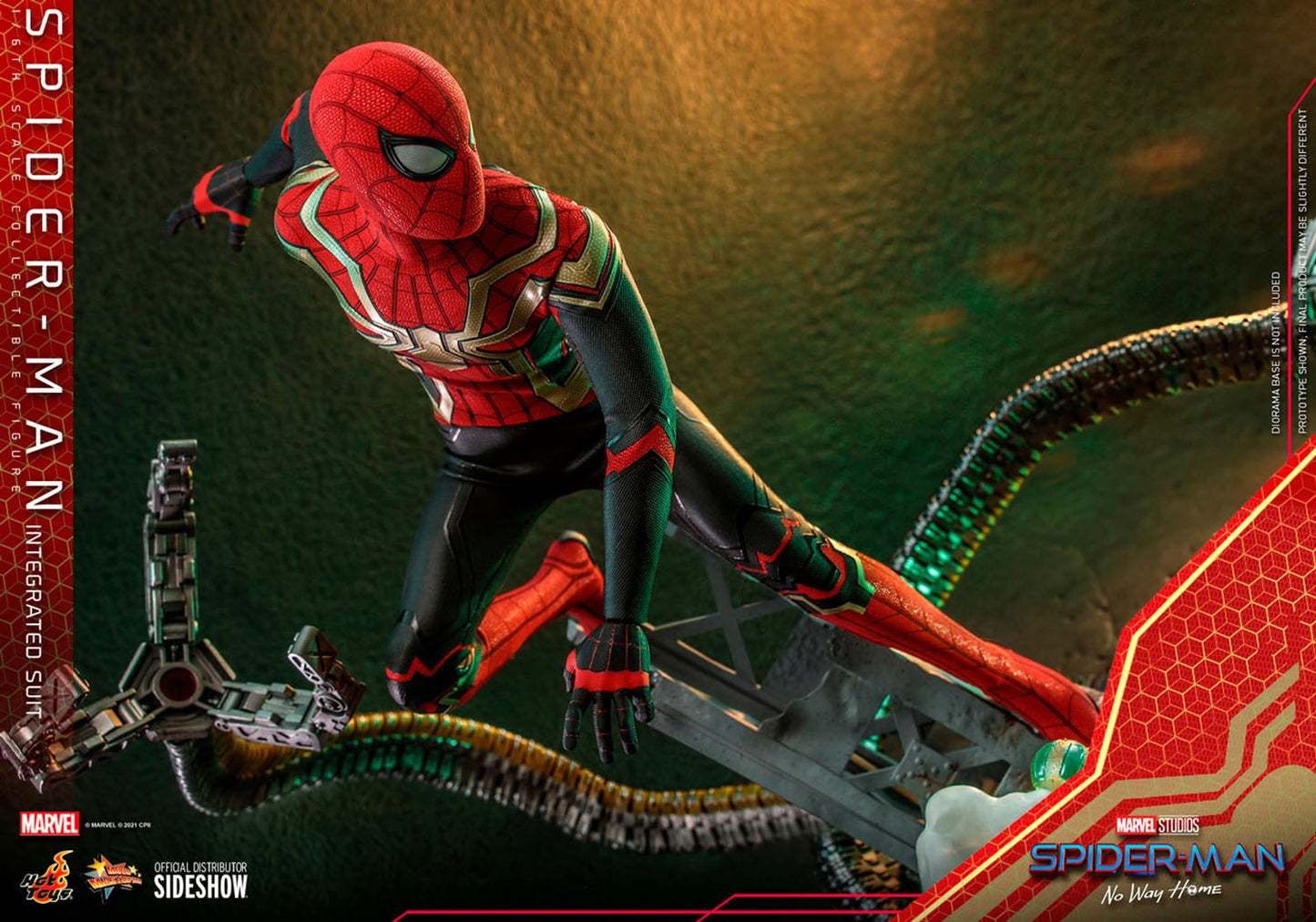 Spider-Man No Way Home Integrated Suit 1:6 Scale Marvel Figure by Hot Toys