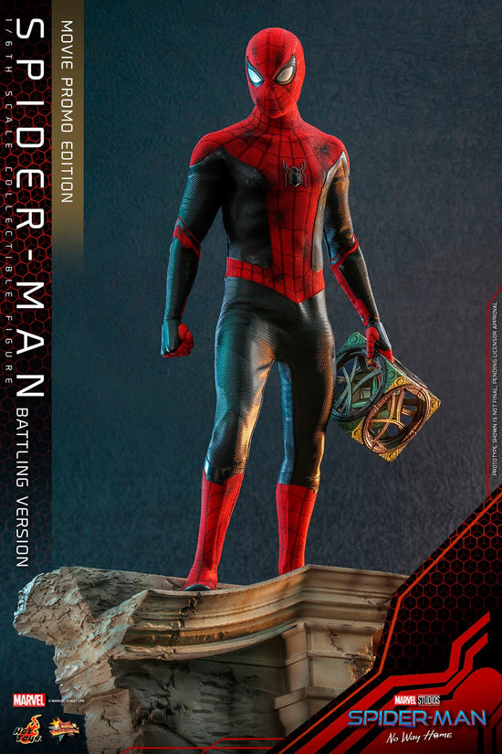 Spider-Man No Way Home Battle Version 1:6 Scale Movie Promo Edition Figure by Hot Toys