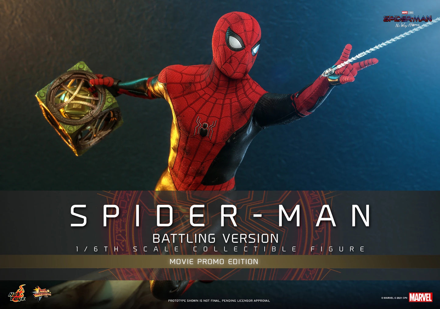 Spider-Man No Way Home Battle Version 1:6 Scale Movie Promo Edition Figure by Hot Toys