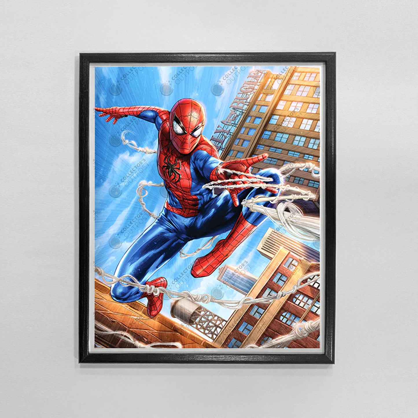 Load image into Gallery viewer, Spider-Man &amp;quot;With Great Responsibility&amp;quot; (Marvel Comics)) Premium Art Print
