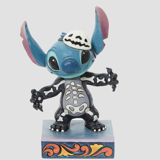 Spooky Skeleton Experiment (Lilo & Stitch) Glow in the Dark Jim Shore Disney Traditions Statue