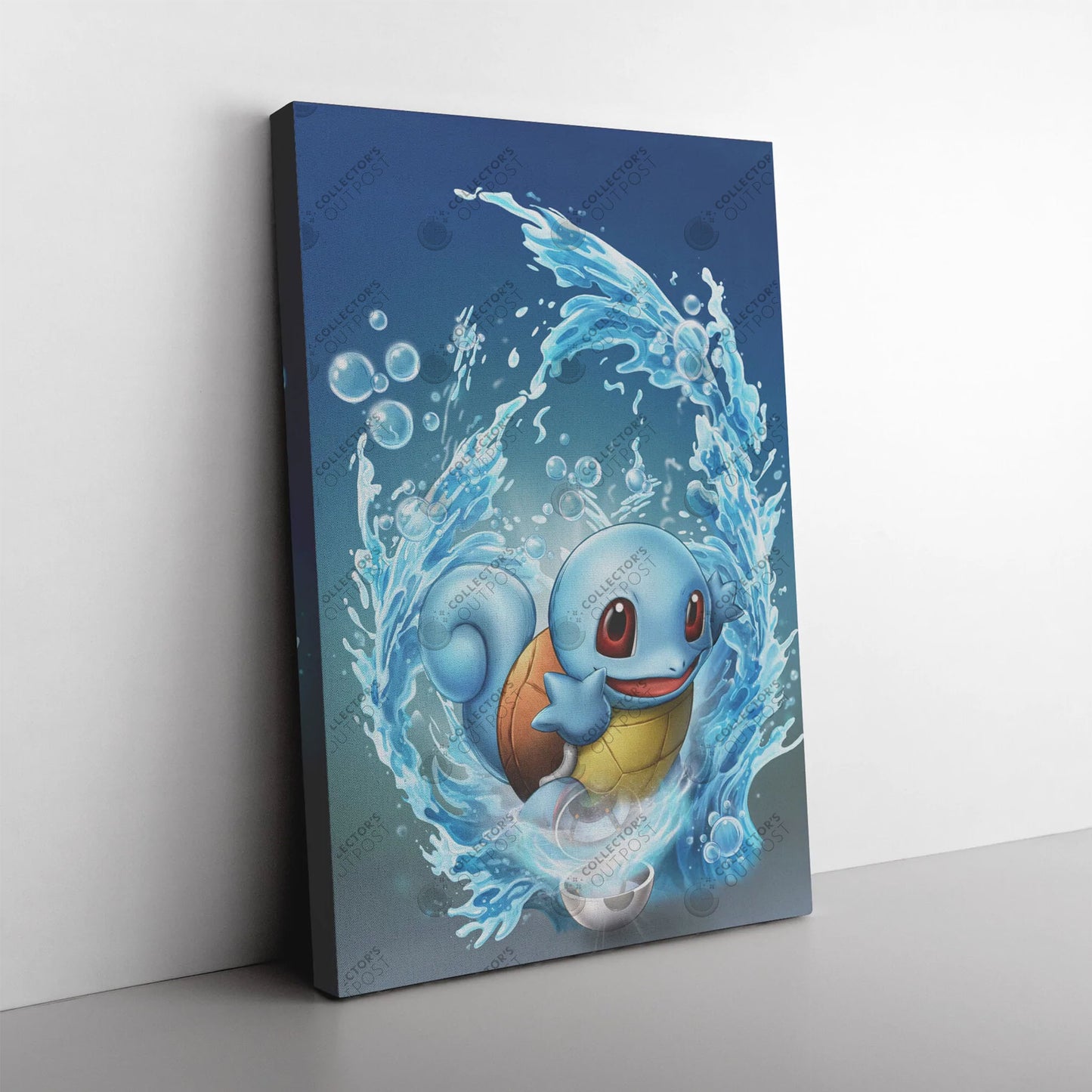Squirtle #007 (Pokemon) Premium Art Print