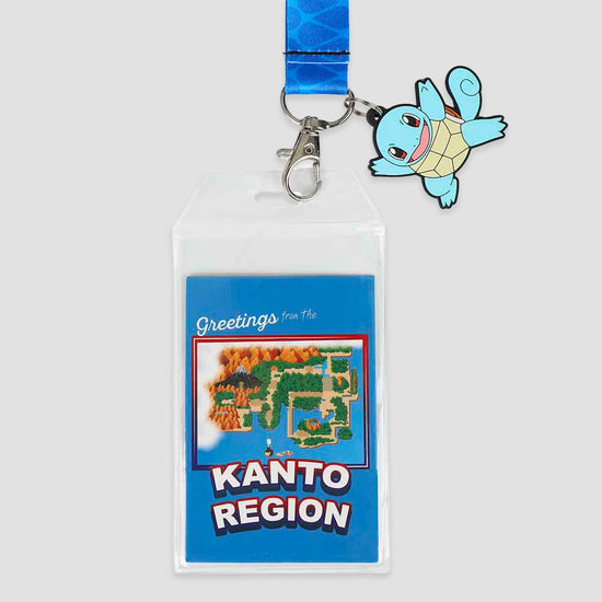 Squirtle (Pokemon) Kanto Region Lanyard