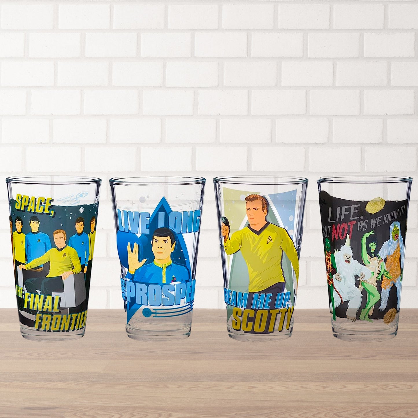 Star Trek: The Original Series 16oz Pint Glass Set