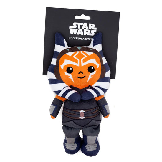 Star Wars Ahsoka Squeaky Plush Dog Toy