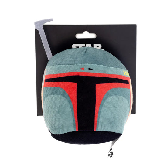 Star Wars Boba Fett Helmet Squeaky Dog Toy