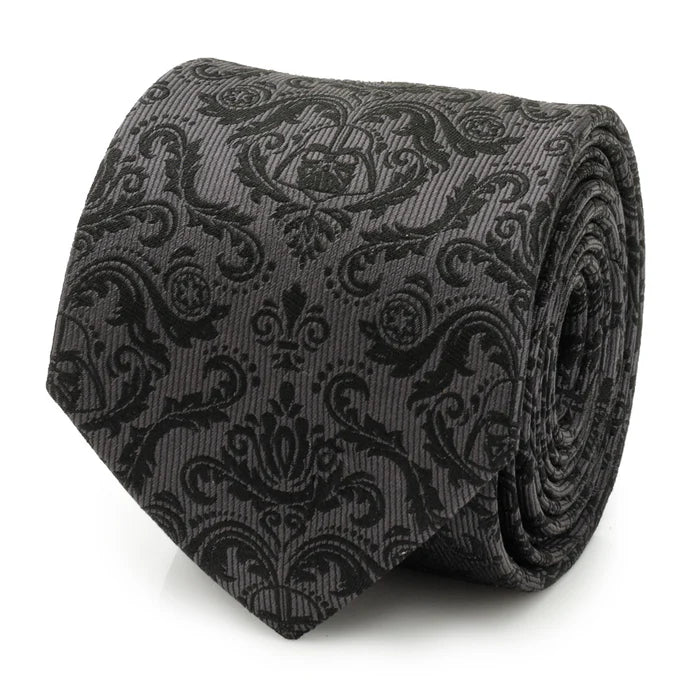 Star Wars Darth Vader Black Damask Silk Necktie