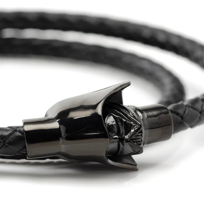 Star Wars Darth Vader's Helmet Leather Wrap Bracelet