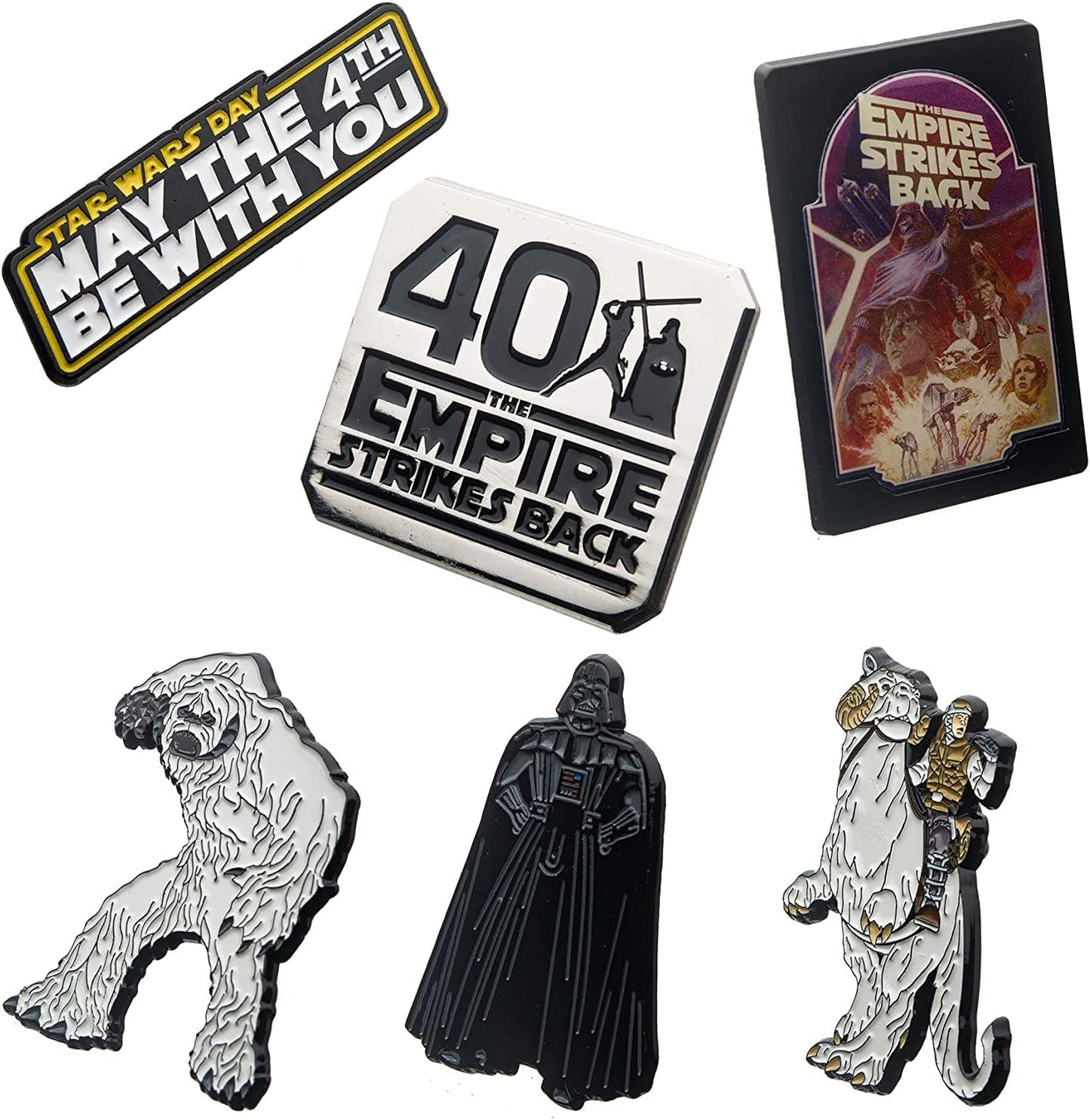 Star Wars: Empire Strikes Back 40th Anniversary Limited Edition Set of 6 Enamel Pins