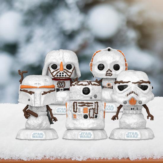 Load image into Gallery viewer, Stormtrooper Snowman (Star Wars) Holiday Glitter Funko Pop!
