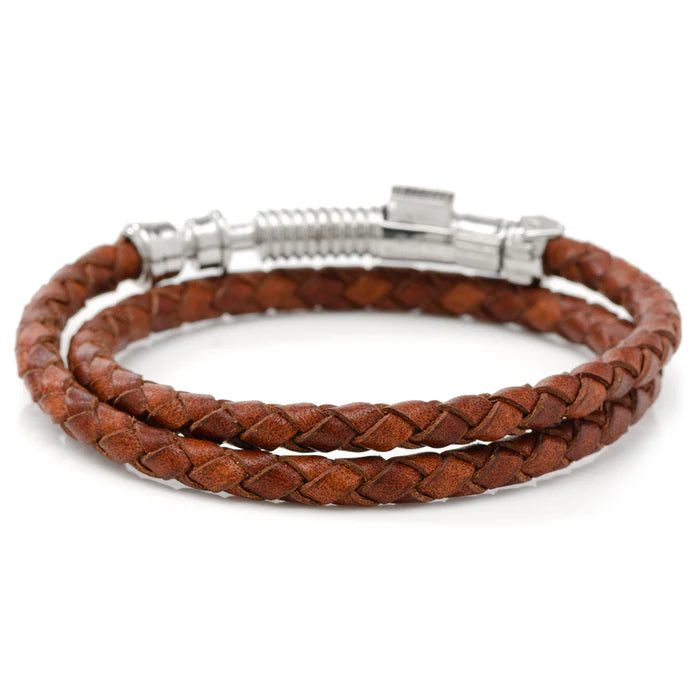 Star Wars Obi-Wan's Lightsaber Leather Wrap Bracelet