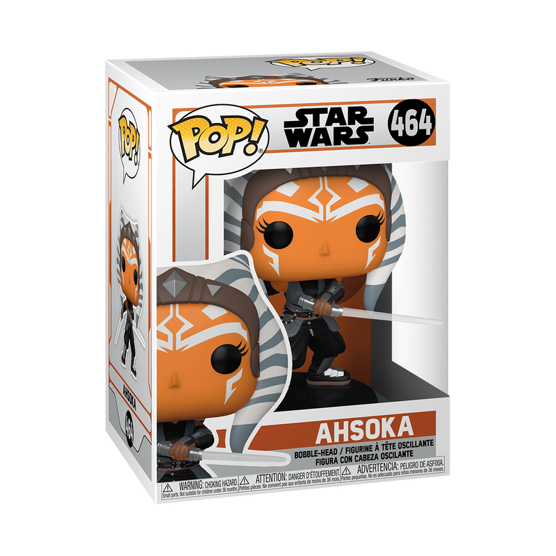 Star Wars: The Mandalorian Funko Pop! Ahsoka with White Lightsabers