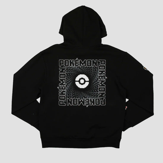 Starter Pokemon (Pokemon) Black & Grey Panel Hoodie