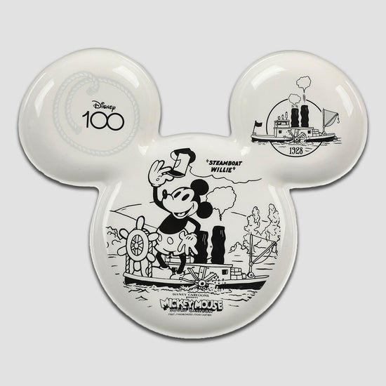 Steamboat Willie (Disney 100) Mickey Mouse Ceramic Shaped Plate