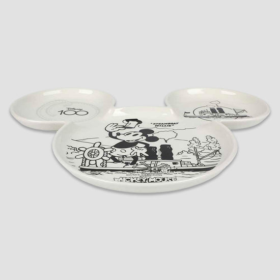 Steamboat Willie (Disney 100) Mickey Mouse Ceramic Shaped Plate