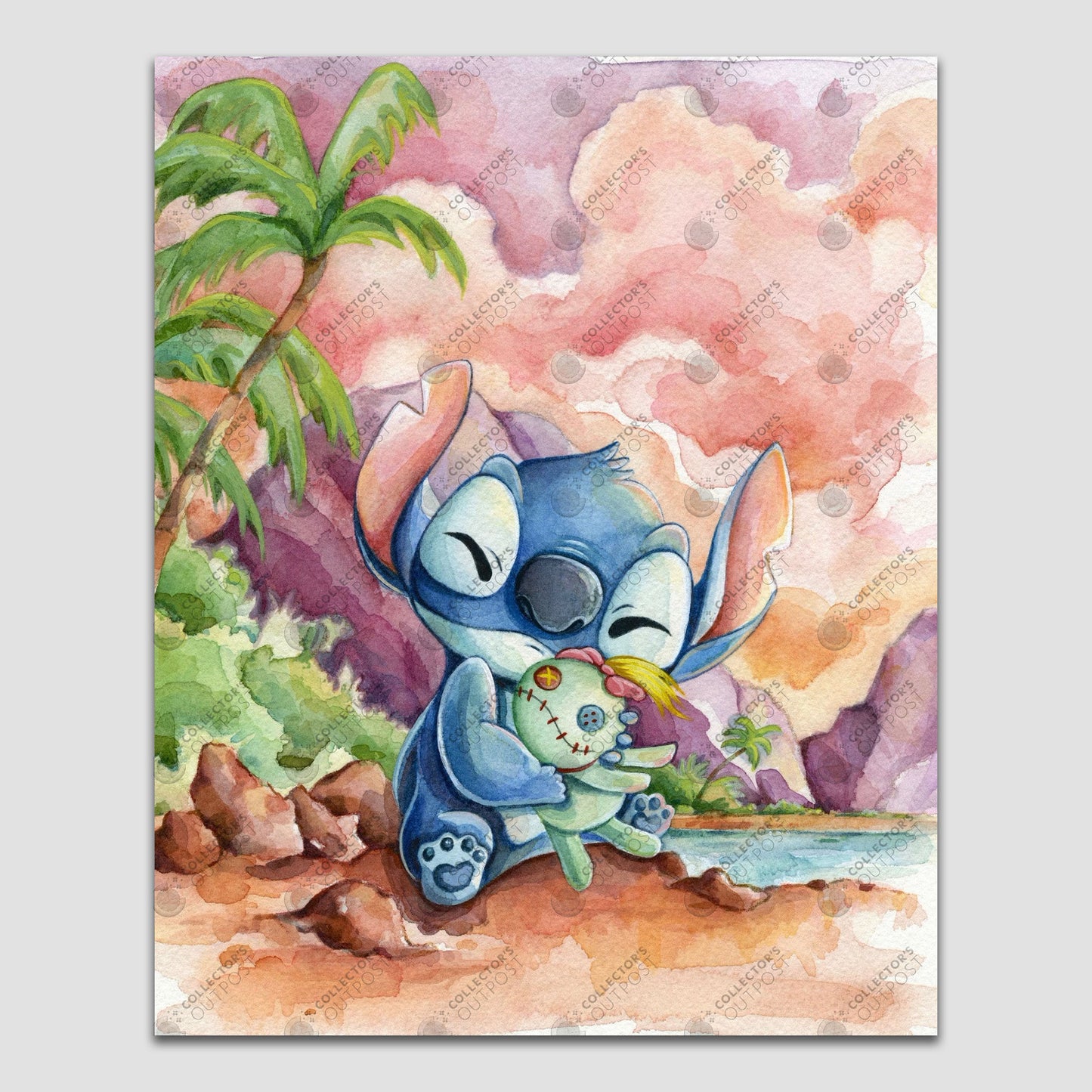Angel Stitch In Love !! | Art Board Print