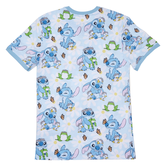 Stitch Springtime Daisy Unisex Shirt by Loungefly
