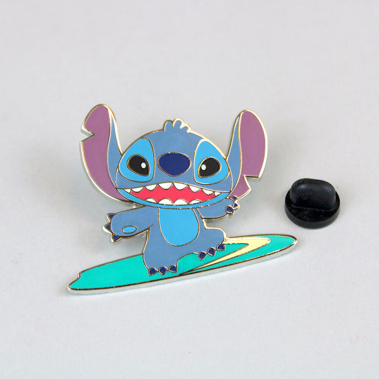 Stitch Surfing (Lilo & Stitch) Disney Enamel Pin