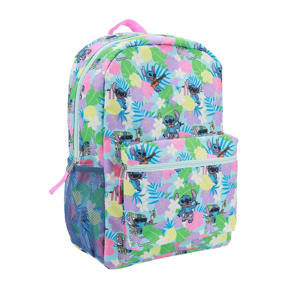 Stitch Tropical Florals Youth Backpack